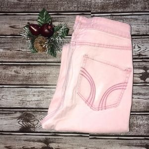 ☀️Hollister Highrise Super Skinny Pink Jeans☀️